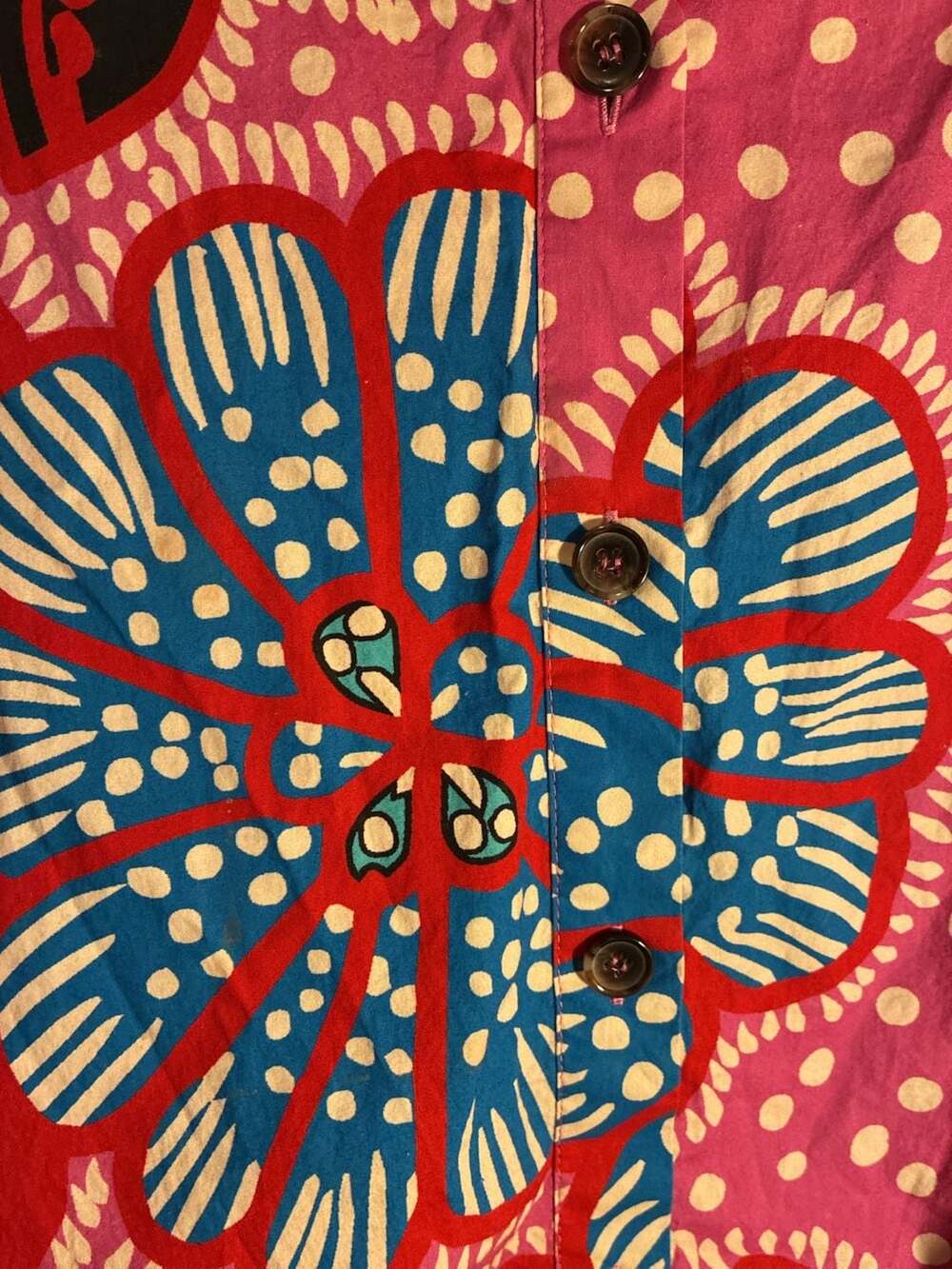 Rhode Floral Print Button-Up Top, Size XS